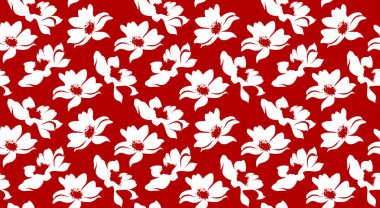 Kusursuz çiçek deseni. Soyut model. Tekstil baskı deseni 