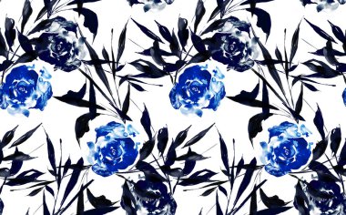 Kusursuz çiçek deseni. Soyut çiçek deseni.