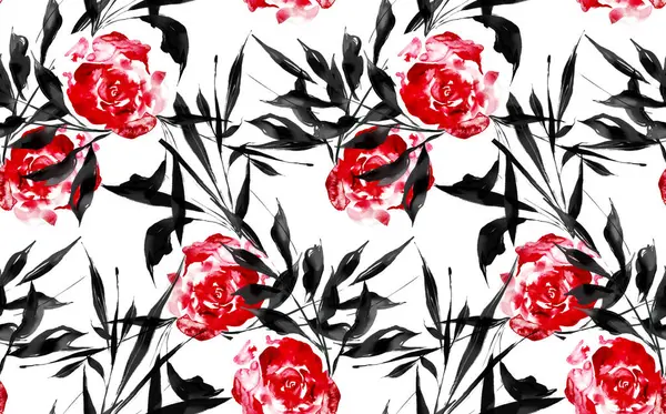 Kusursuz çiçek deseni. Soyut çiçek deseni.