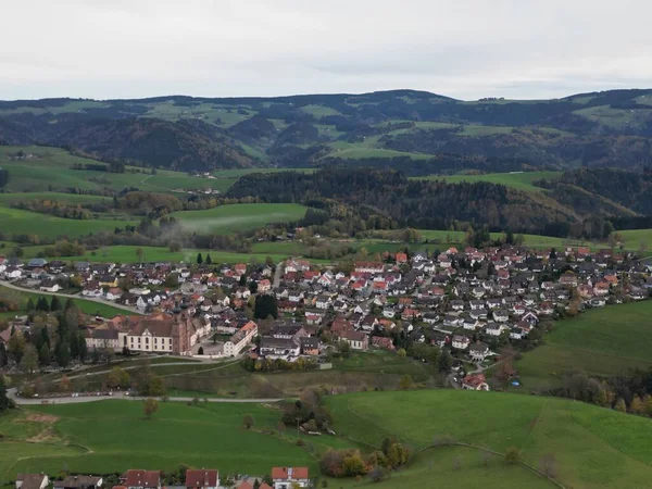 Glottertal Est Village Dans District Breisgau Hochschwarzwald Dans Sud Ouest — Photo