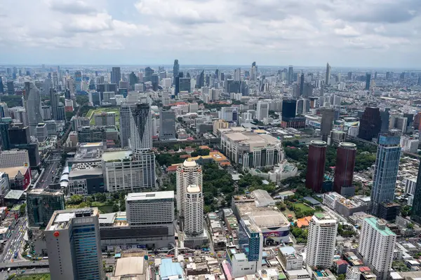 Посмотреть Достопримечательности Здания Бангкока Таиланде — стоковое фото