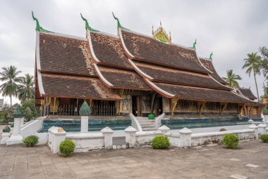 Laos Asya 'daki Luang Prabang' dan Wat Xieng Tangası