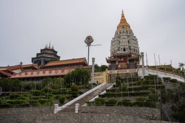 Malezya, Penang, Güneydoğu Asya 'daki George Town' dan Çin Budist Tapınağı Kek Lok Si