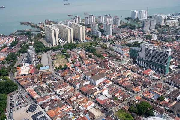 stock image View the City of Georgetown on Penang Island in Malaysia Southeast Asia