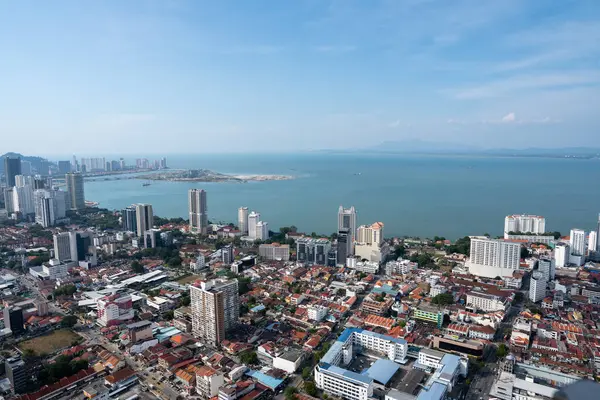 stock image View the City of Georgetown on Penang Island in Malaysia Southeast Asia