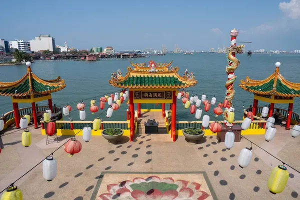 The Chinese Temple Hean Boo Thean Kuan Yin Temple of Chew Jetty in Georgetown on the island of Enang in Malaysia Southeast Asia
