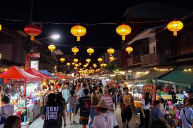 Chak Ngaew Çin Pazarı Tayland 'da Pattaya Bölgesi Chonburi yakınlarında.