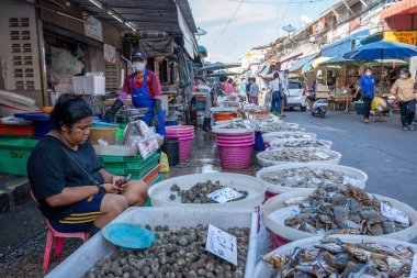 Mahachai Pazarı, Tayland Asya 'da Bangkok yakınlarındaki Samut Sakhon vilayetindeki Maha Chai kasabasında yer almaktadır.