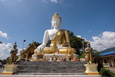 The Buddhist Temple Wat Phra That Doi Kham of Chiang Mai Thailand Asia, Photographed with Sony ILCE-7M4 and Sony Lens FE 24-70mm f/2.8 GM II clipart