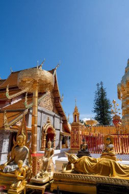 Chiang Mai, Tayland Asya 'daki Wat Phra Tapınağı, Sony ILCE-7M4 ve Sony Lens FE 24-70mm F / 2.8 GM II ile fotoğraflanmıştır.