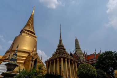 Tayland, Güneydoğu Asya 'daki Bangkok Büyük Sarayı. 