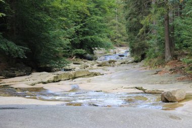Mumlava waterfalls in Czech republic