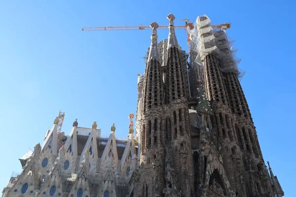 Sagrada Família Fora Barcelona Espanha — Fotografia de Stock