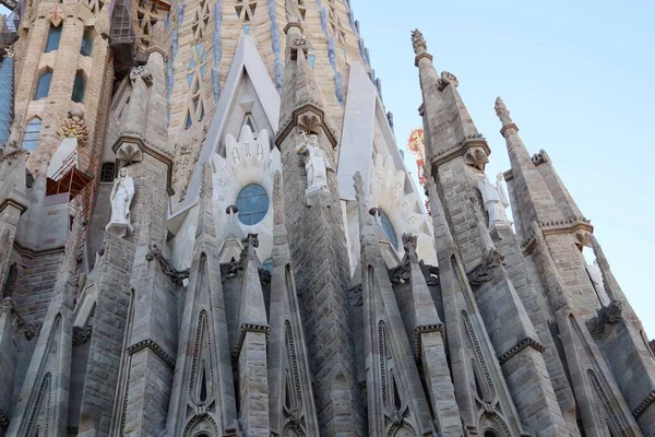 Sagrada Família Fora Barcelona Espanha — Fotografia de Stock