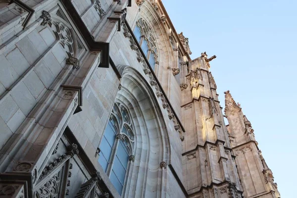 Catedral Santa Cruz Santa Eulalia Catedral Barcelona Barcelona España — Foto de Stock
