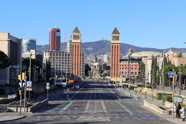 stock image Venetian Towers in Barcelona, Spain