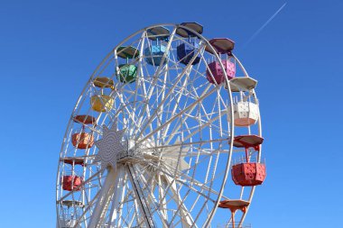Tibidabo dağında dönme dolap, Barcelona, İspanya