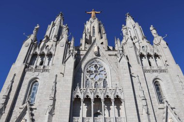 İsa 'nın Kutsal Kalbi Tapınağı, Tibidabo, Barselona, İspanya