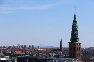 A view from the the Round Tower in Copenhagen, Denmark
