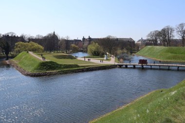 A view at Kastellet area in Copenhagen, Denmark