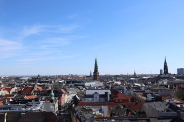 A view from the the Round Tower in Copenhagen, Denmark