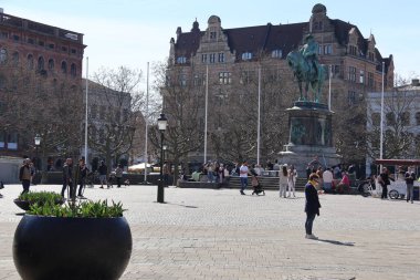 İsveç, Malmö 'deki Stortorget Meydanı