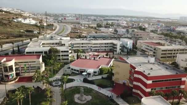 Uabc Valle Dorado Kampüsü Hava Görüntüsü — Stok video
