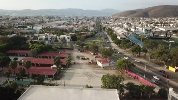 Letecký Pohled Kampus Uabc Valle Dorado — Stock video