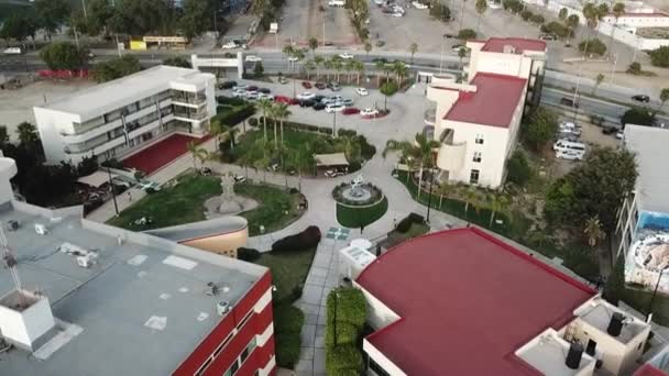 Aerial View Uabc Valle Dorado Campus — Stock Video