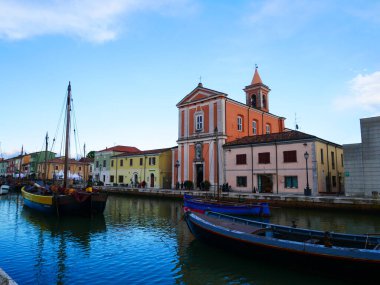 25 Nisan 2023 - Cesenatico - İtalya - Adriyatik kıyısındaki güzel Cesenatico şehri
