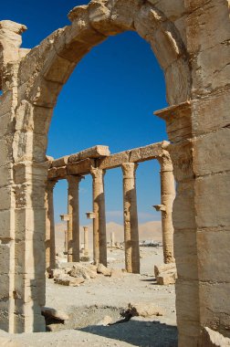 15-02-2007-Palmira-Syria-archaeological ruins of the beautiful city of Palmyra