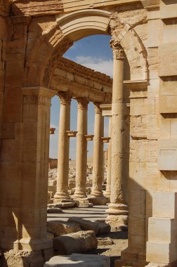 15-02-2007-Palmira-Syria-archaeological ruins of the beautiful city of Palmyra