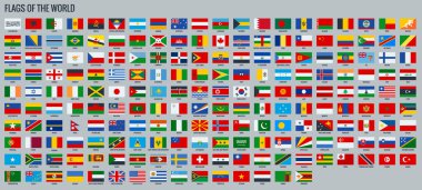 Flags of the World. All official national flags of the world.