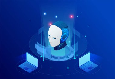Isometric Yapay Zeka, Bilgi Uzmanlığı Zeka Öğrenme. Yapay Zeka Yapay Zeka ile İnternet bağlantısı Chatgpt Sohbeti