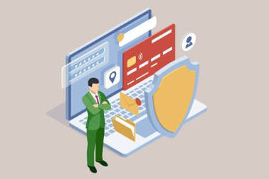 Isometrics verileri ve gizliliği korur. Güvenlik ve gizli veri koruması, karakter kaydetme kodlu kavram ve erişimi kontrol et