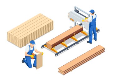 Isometric bıçkıhanesi. Mobilya Yapımı Alet ve İşlemler. Man Joiner, ahşap üretim tezgahı. Ahşap bıçkıhane Üretim ve İşleme Tahtaları.