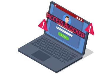 Bilgisayar flaşı erişimi engellenmiş, kırmızı bayraklı bir e-posta, bilinmeyen bir telefon ve sahte tehditleri ve sahte bilgisayar korsanlarının saldırısını görüntüleyen bir kredi kartı.