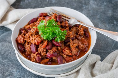 Chili con carne - Geleneksel Meksika yemeği