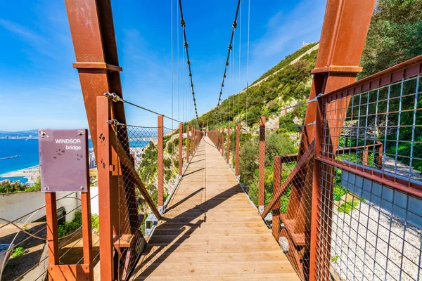 Ponte Sospeso Windsor Gibilterra Regno Unito — Foto Stock