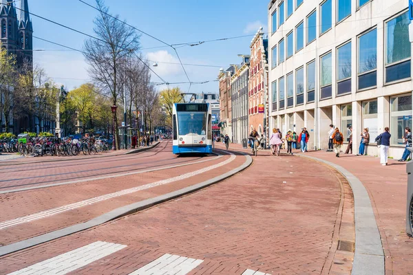Amsterdam Holland April 2023 Street View Amsterdam Nederländernas Huvudstad Känd — Stockfoto