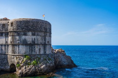 Hırvatistan 'ın Dubrovnik Eski Kentinde tarihi mimari