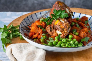 Bragioli - Geleneksel Malta sığır eti zeytinleri veya doldurulmuş et ruloları