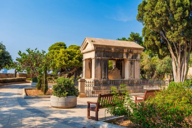 Malta Valletta 'daki Hastings Halk Bahçeleri.