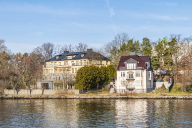 Stockholm 'ün merkezindeki Curgarden Adası, İsveç