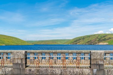 Elan Valley, Powys, Galler 'deki Craig Goch Barajı ve Barajı