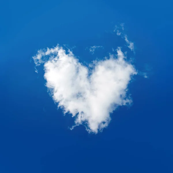Cloud with a shape of heart a concept for love and beautiful day for lover