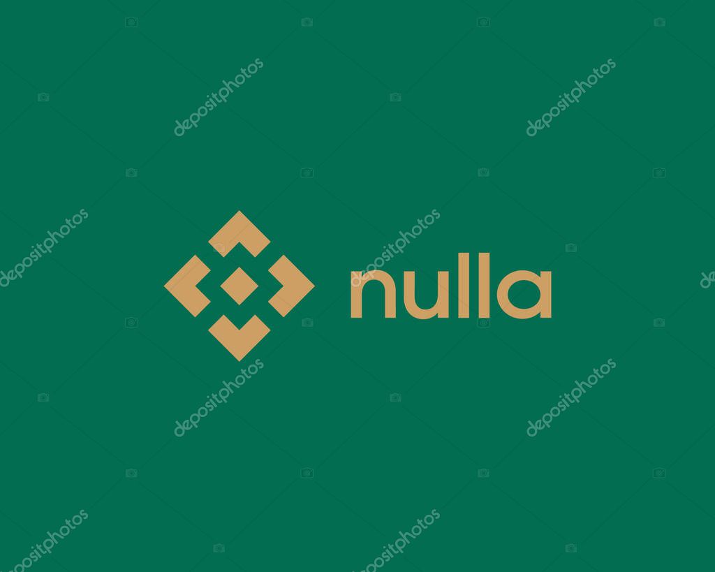 Abstract construction building logo. Universal real estate residence architecture concept. Premium goal result sign. Vector illustration