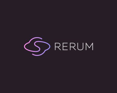 Soyut S harfi logosu. Küresel gezegen çizgisi logosu. Yaratıcı dalga bükme işareti. Vektör illüstrasyonu