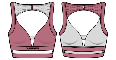 Kadınlar spor sutyenleri üst düzey spor destekli Jersey tasarım düz tasarım tasarım tasarımı kızlar ve bayanlar için uygun illüstrasyon, yüzme, yoga, spor, koşu ve spor aktiviteleri için yelek