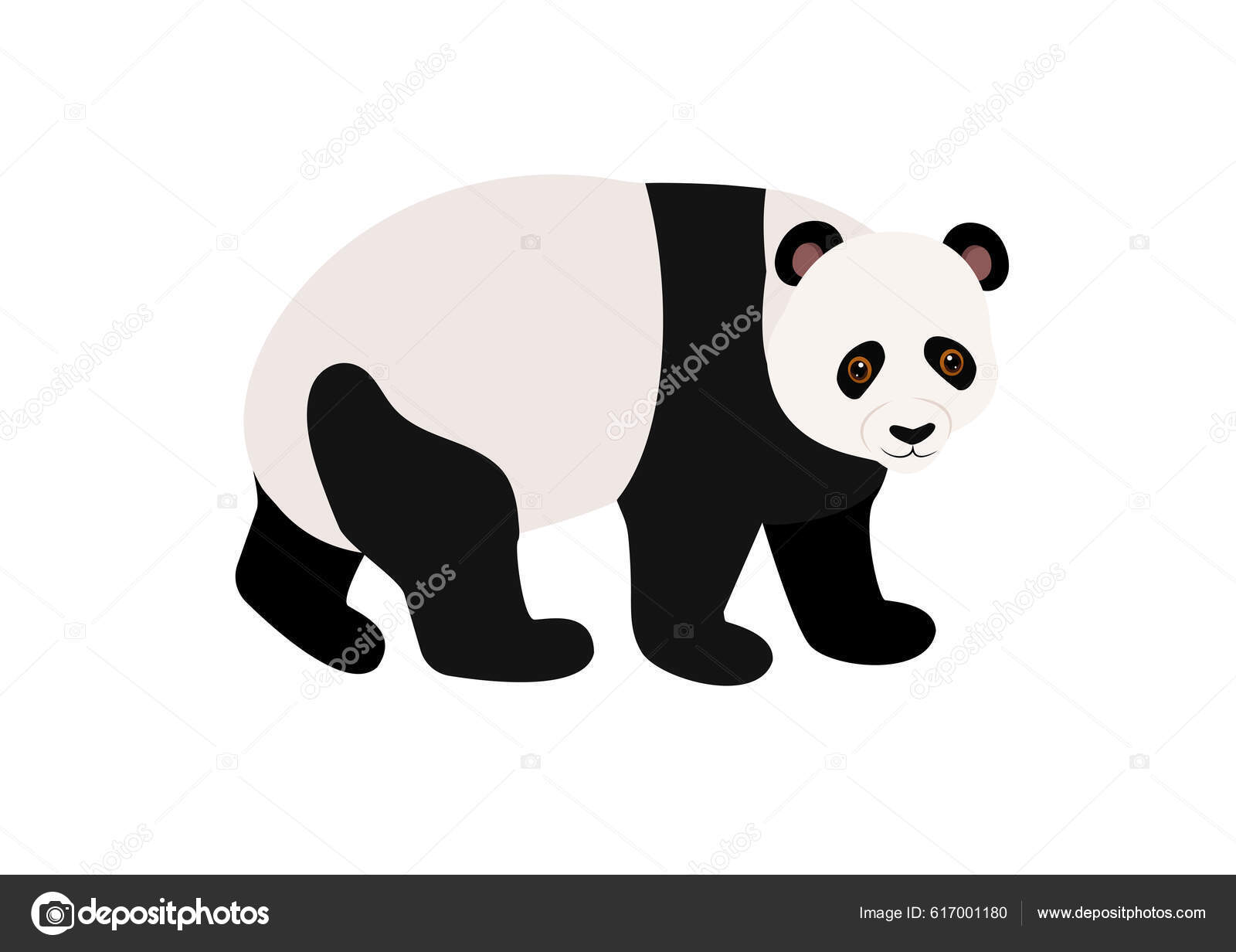 Vetores de Ícone Bonito Do Urso Panda Kawaii Personagem De Desenho Animado  Cara De Cabeça Engraçada Bochechas Corderosa Feliz Dia Dos Namorados Modelo  De Cartão De Felicitações Para Bebés Capa De Caderno